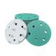 150mm 180 Grit Hook And Loop PET Film Backing Sanding Disc With Easy Installation