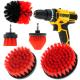 Hot Selling 5Pieces Pp Drill Brush Scrub Attachment Set For Car Carpet Bathroom Cleaning