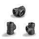 Industrial Chemical Pipe Fittings Carbon Steel Butt Welded Tee Customized