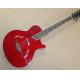 Wholsale Factory custom 21frets T5 classic semi-hollow red Electric guitar with rosewood fingerboard,can be customized