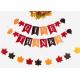 Give Thanks Unbleached Diy Felt Garland Bunting Banner Party Decoration