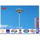 Single Side Lighting 35M HDG High Mast Park Light Pole with 6 Lamps