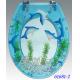 resin toilet seat cover,MDF toilet seat,PP toilet seat,sea star,shell transparent