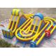 Outdoor commercial kids giant obstacle course inflatable playground for fun
