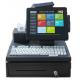 12.1/14 Inch Complete POS Machine Set with Thermal Printer Cash Drawer and 58mm Keyboard