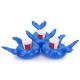 Blue PVC Whale Cupholder Floaties Inflatable Drink Holder 0.2mm Thickness 9.5 * 7.3