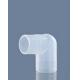 White Atomizer PP Elbow Disposable Medical Grade Exquisite Workmanship
