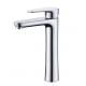 Countertop Mounted Ceramic Basin Tap Faucets , Polished Brass Ceramic Lavatory Faucet