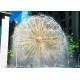 Urban Landscape Outdoor Waterfall Stainless Steel Dandelion Fountain