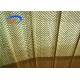 Fashionable Hanging Metal Coil Drapery , Metal Mesh Fabric Curtain Room Divider