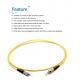 SM FC To FC G657A1 Fiber Optic Patch Cable 3.0mm With LSZH / PVC Jacket