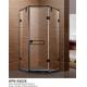 black  900x900mm Dimond Shape Corner Shower Stall Normal Temperature Storage