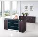 Purple Oak Reception Counter Desk In Office Furniture Size 2200Wx800Dx1000H(Mm)