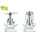 Double People Outdoor Park Exercise Equipment Sitting Push Training Device