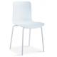 modern home furniture plastic dining chair with metal leg