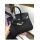 hot sell 30cm 35cm high quality black ladies litchi leather handbags classic designer handbags L-RB1-15