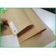 Safeness 50g  60g Uncoated Food Brown Kraft Paper For Disposable Fast Food Bag