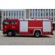 PM80/SG80 Fire Dept Rescue Trucks Ladder Fire Engine Howo Water Tank Truck 19450KG