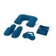 Simple Airplane Travel Kits Inflatable Neck Pillow Eye Mask Closed toe Slippers and Single Pouches