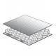 500mm 4x8 Outdoor Aluminum Honeycomb Panel Honeycomb Sandwich Panel AA3003