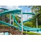 Adults Outdoor Spiral Water Slide 4 Riders Load For Water Sport Games