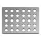 90° Vertically Round Perforated Metal 1.22x2.44m Panel Size Staggered