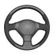 Customized Durable Car Accessories Auto Suede Carbon Fiber Car Steering Wheel Cover for Subaru Forester 2005-2008 Impreza WRX