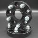 Black Forged Aluminum Wheel Spacers 25mm for TOYOTA YARiS Bolt Pattern 5x114.3