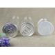 50ml Food Grade Clear Plastic Cylinder Tubes , Transparent PET Nut Cans