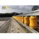 0.35m Diameter Road Guardrail EVA Highway Roller Barrier