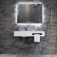 ODM Wall Hung 36 Inch Bathroom Vanity Corner Basin Unit