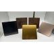 304 Gold Silver Black Brown Colored Customized Finished PVD Coated Stainless Steel Sheets For Interior Decoration