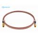 glod plated smc female to smb female connector RG316 rf coaxial extension cable