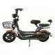Orange Color Electric Moped Scooter High Power 48V 350W Rated Motor Power