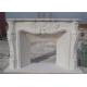 Hand Carved Stone And Marble Fire Surrounds Durable For House Decoration