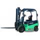 Auto Transimission Electric Powered Forklift With 2 Mast Stage 3000mm Lifting Height