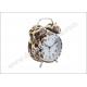 Quartz clock Floral alarm clock with 6 designs