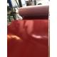 Smooth / Impression Fabric Industrial Rubber Sheet Red Color With Premium Grade