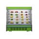 2412L Commercial Refrigeration Equipment Multideck Cabinet Open Display Showcase