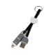 Data Transfer USB Extension Cable 2 In1 Micro Lightning 2A 25cm Length Customize