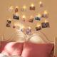 Photo Clip String Lights LED Battery Pictures Bedroom Wall Patio Halloween Thanksgiving Christmas Party Wedding Decor