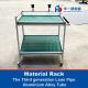 Material Rack System Made From The Third Generation Lean Pipe Aluminum Alloy Tube  Assemble Cart  Hand Trolley