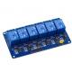 6 Channel Relay Module Board DC 5V Relay Module Relay Expansion Board With Optocoupler AA027