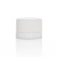 Round White Glass Concentrate Container Square Glass Jar White Lid 5mL