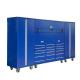 Garage Storage Solution Customized Support OEM White Blue Steel Tool Cabinet with Wheels