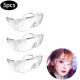 Flexible Medical Protective Goggles Soft PVC Polycarbonate Lens Lndirect Vent