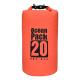 Foldable Lightweight PVC Waterproof Dry Bag 20L Capacity For Outdoor Activity