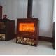Domestic Heating Furnace European Cast Iron Fireplace Embedded Firewood Real Fire Heating Fireplace