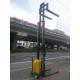 1000kg 4000mm Triple Mast Forklift , Compact Structure Electric Hydraulic