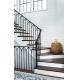 44'' Cast Iron Banister Wrought Iron Hand Rail For Outside Steps